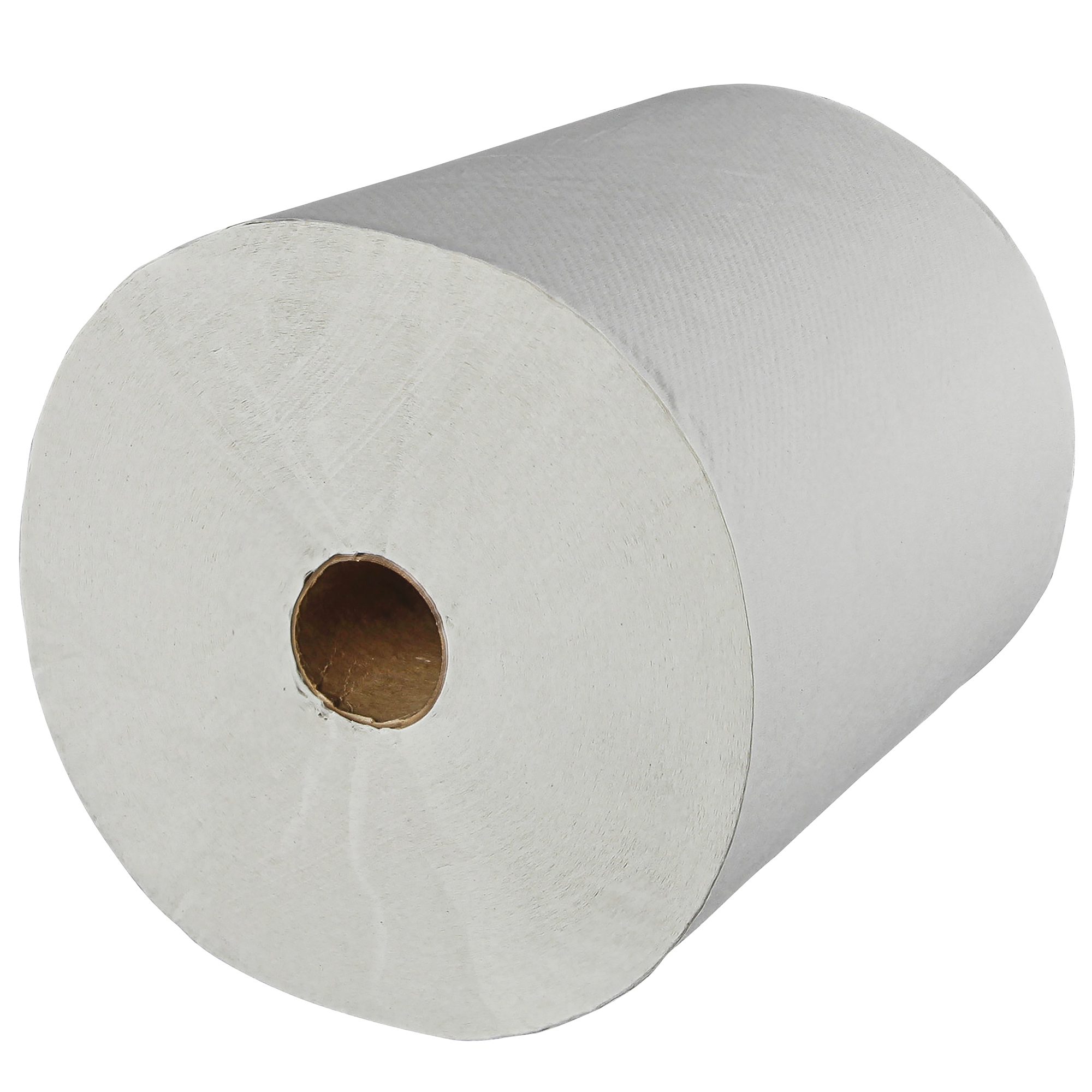 Picture of Hard Roll Towels, 100% Recycled, 1.5" Core, White, 8" x 800ft, 12 Rolls/Carton