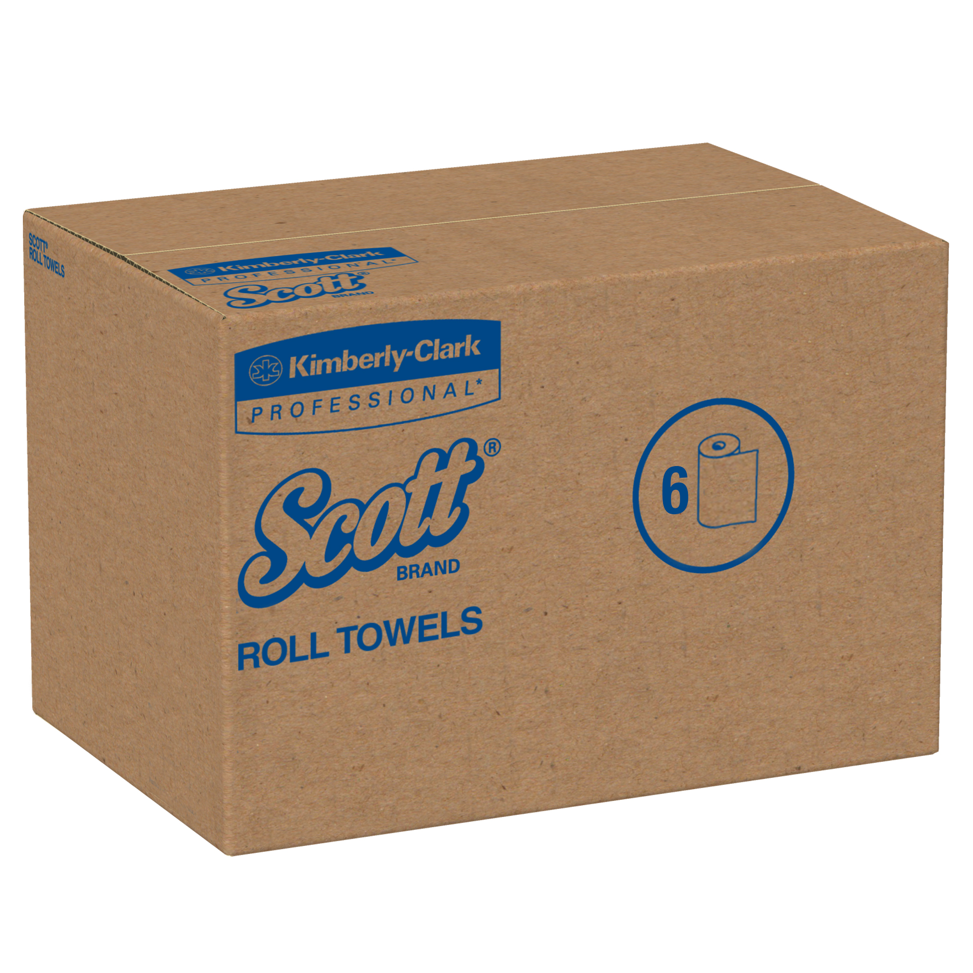 Picture of Hard Roll Towels, 1.5" Core, 8 x 800ft, Natural, 12 Rolls/Carton