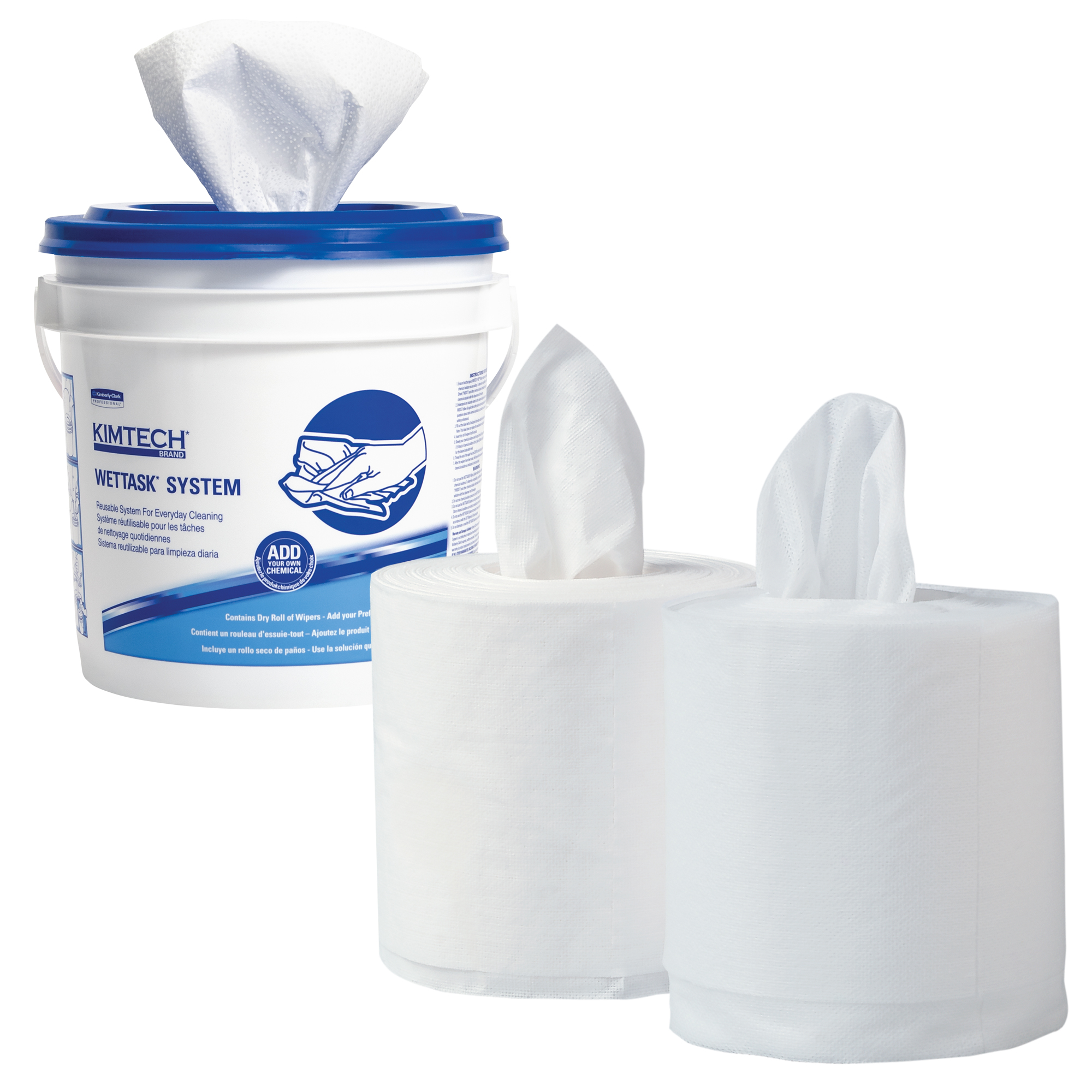 Picture of WetTask System for Solvents, Wipers Only, 9 x 15, White, 275/Roll, 2 Roll/Carton