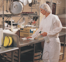 Picture of WypAll Foodservice Towel, X80, Antimicrobial Hydroknit, Kimfresh , 12 1/2 x 23 1/2, 150/Ct