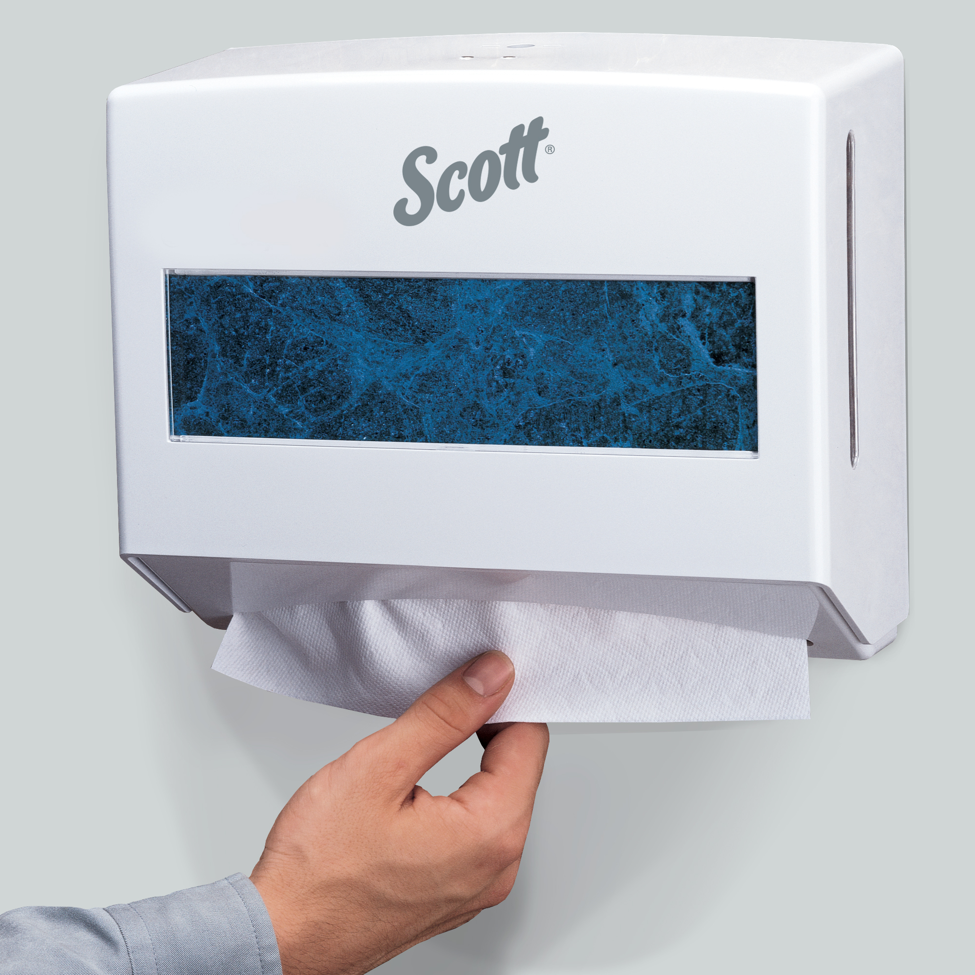 Picture of Scottfold Compact Towel Dispenser, 10 3/4w x 4 3/4d x 9h, White