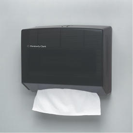 Picture of Scottfold Towel Dispenser, Plastic, 10 3/4w x 4 3/4d x 9h, Smoke