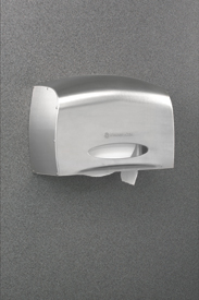 Picture of Coreless JRT Jr. Toilet Tissue Dispenser, EZ Load, 6x9.8x14.3, Stainless Steel