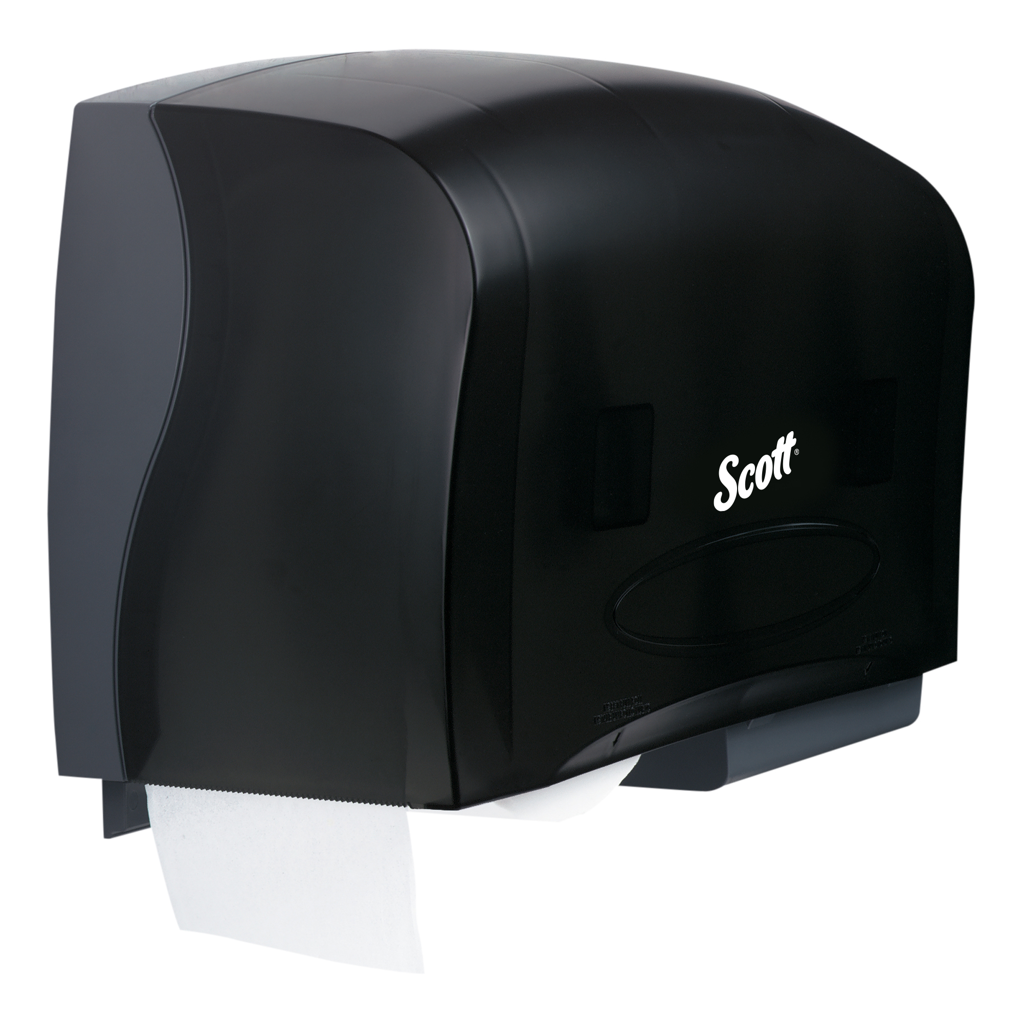 Picture of Coreless JRT Twin Jumbo Roll Tissue Dispenser, 20w x 6d x 11h, Smoke/Gray