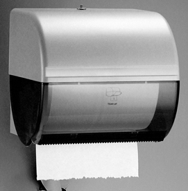 Picture of Kimberly-Clark Towel Dispenser, Omni Roll Towel, KC, 10 1/2 X 10 X 10, Smoke/gray (KCC09746)