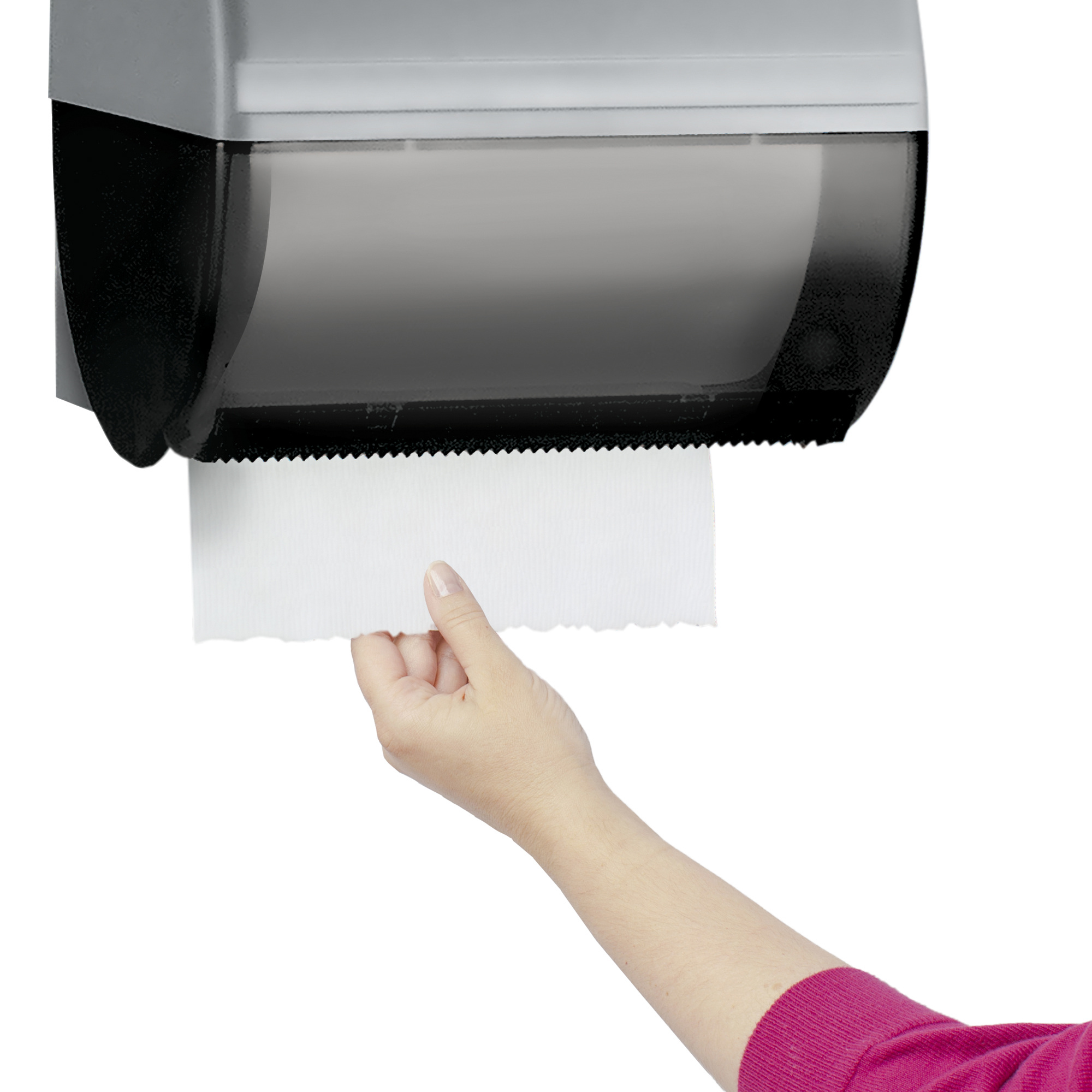 Picture of Kimberly-Clark Towel Dispenser, Omni Roll Towel, KC, 10 1/2 X 10 X 10, Smoke/gray (KCC09746)