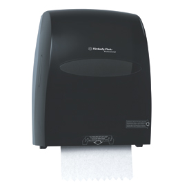 Picture of Sanitouch Hard Roll Towel Dispenser, 12 63/100w x 10 1/5d x 16 13/100h, Smoke