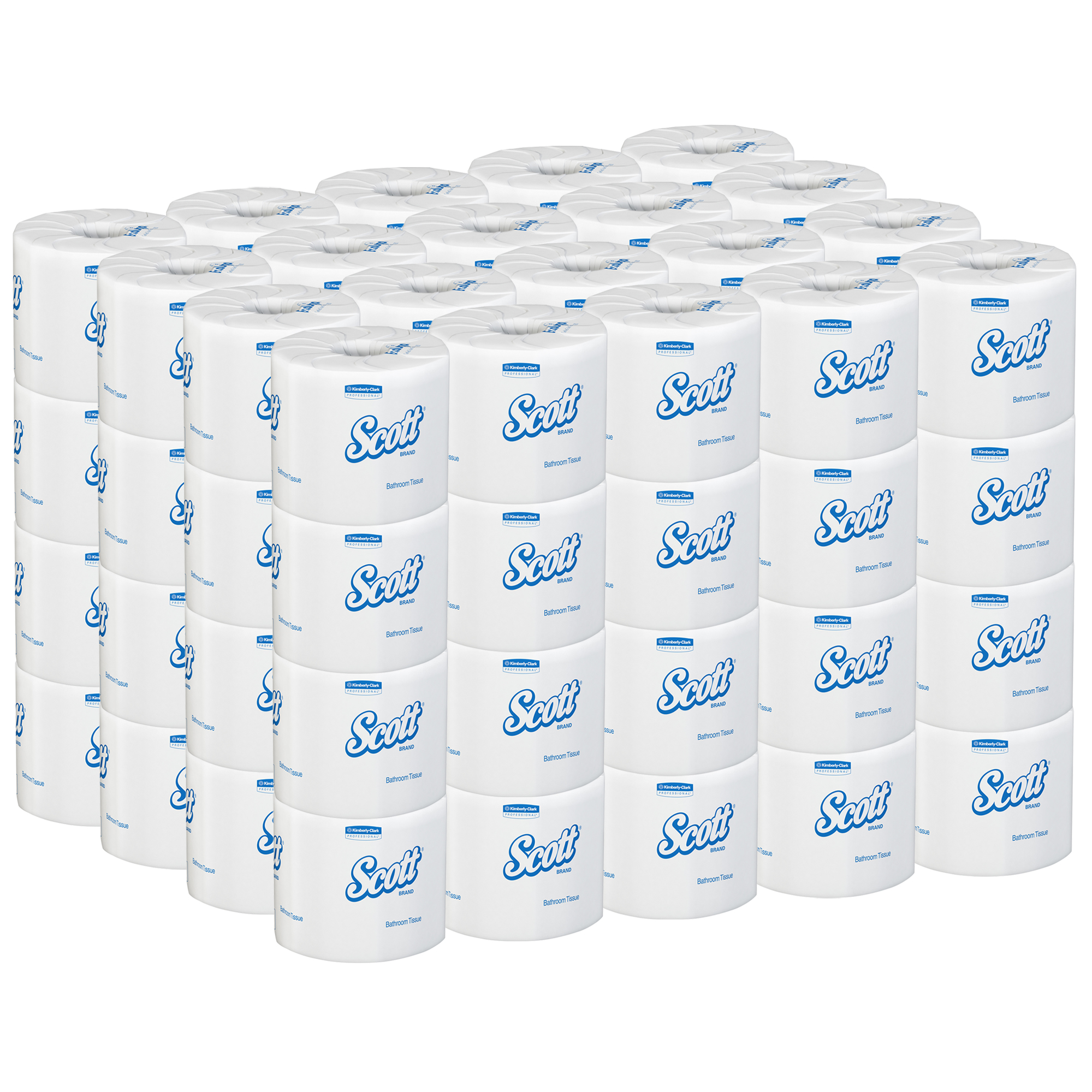 Picture of 100% Recycled Fiber Toilet Tissue, 2-Ply, 506 Sheets/Roll, 80/Carton