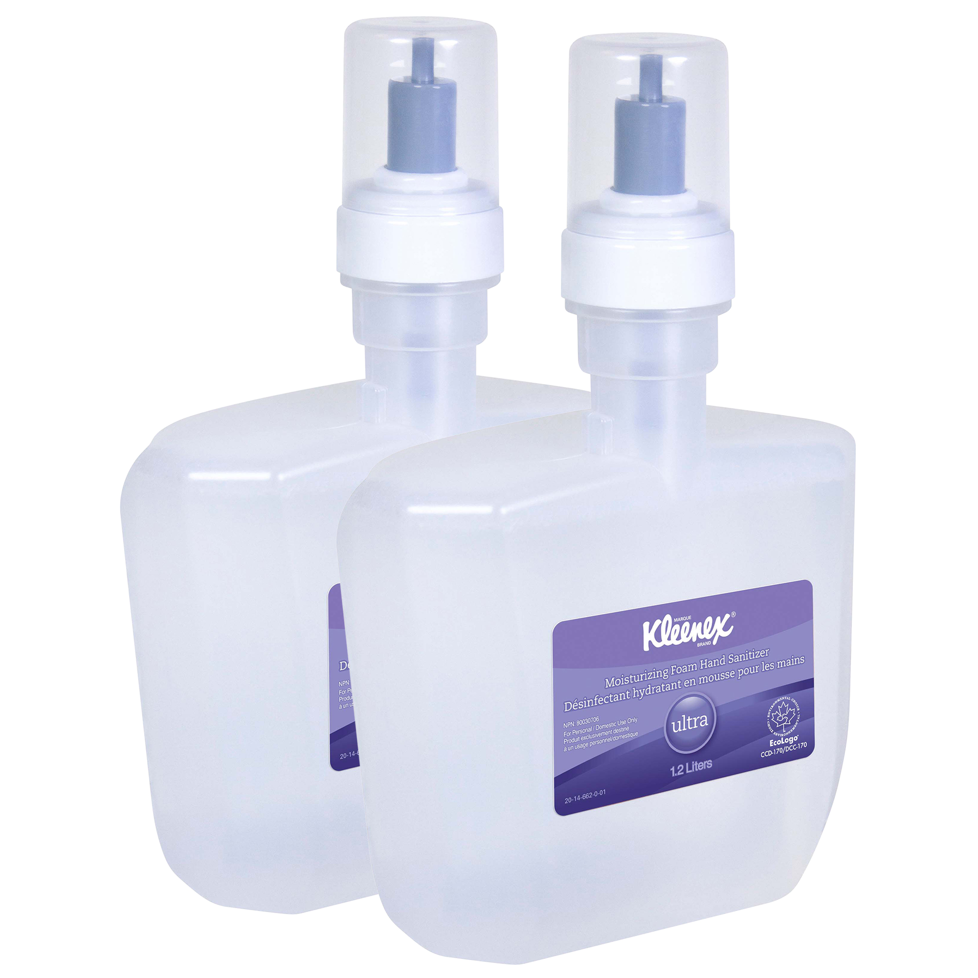 Picture of Ultra Moisturizing Foam Hand Sanitizer, 1,200 ml, Clear, 2/Carton