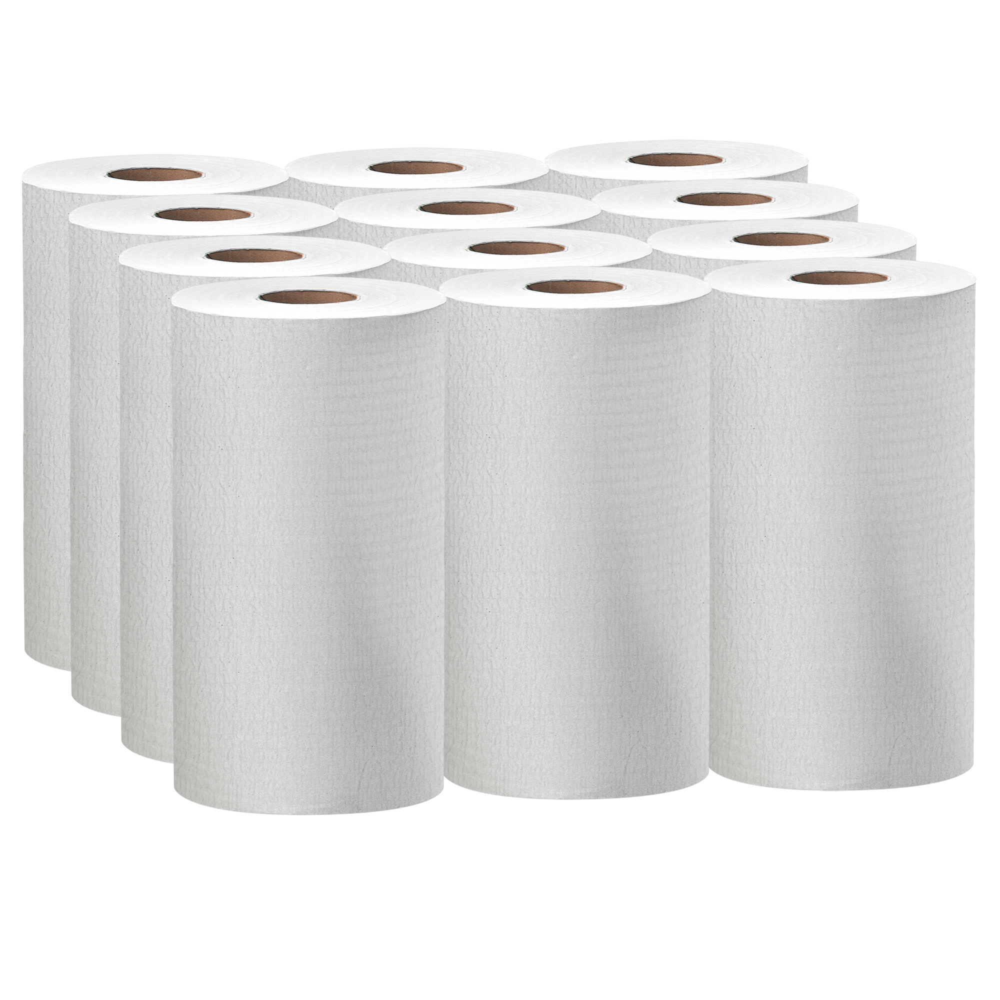 Picture of X60 Wipers, Small Roll, 9 4/5 x 13 2/5, White, 130/Roll, 12 Rolls/Carton