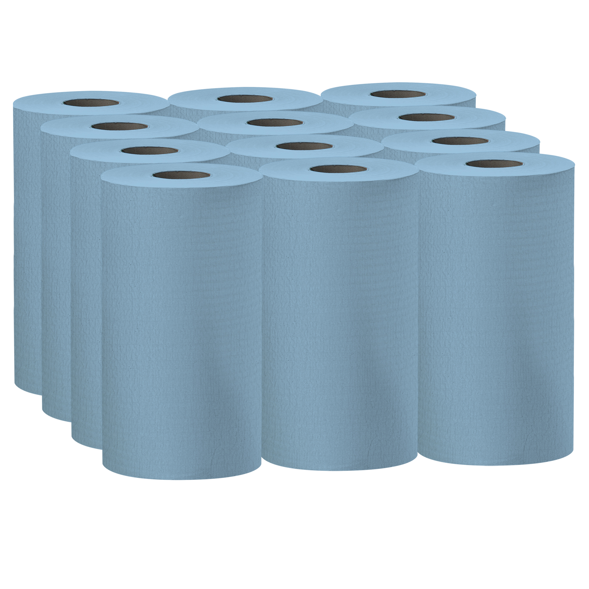 Picture of X60 Cloths, Small Roll, 9 4/5 X 13 2/5, Blue, 130/roll