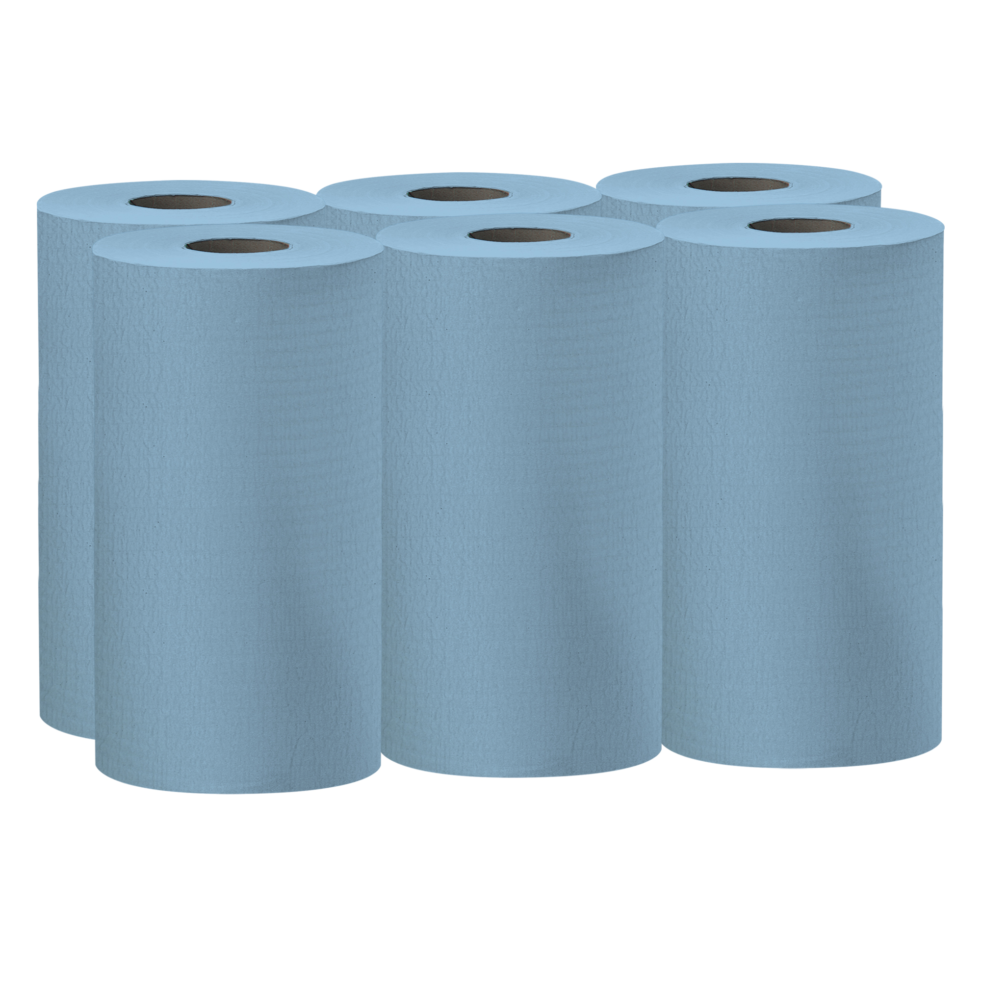 Picture of X60 Cloths, Small Roll, 19 3/5 X 13 2/5, Blue, 130/rl, 6 Rl/ct