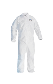 Picture of A40 Elastic-Cuff and Ankles Coveralls, White, Large, 25/Case