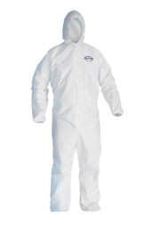 Picture of A20 Breathable Particle Protection Coveralls, Zip Closure, 3X-Large, White