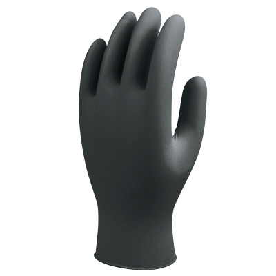 Picture of 7700 Series Nitrile Gloves, Nitrile, 4 mil, X-Large, Black