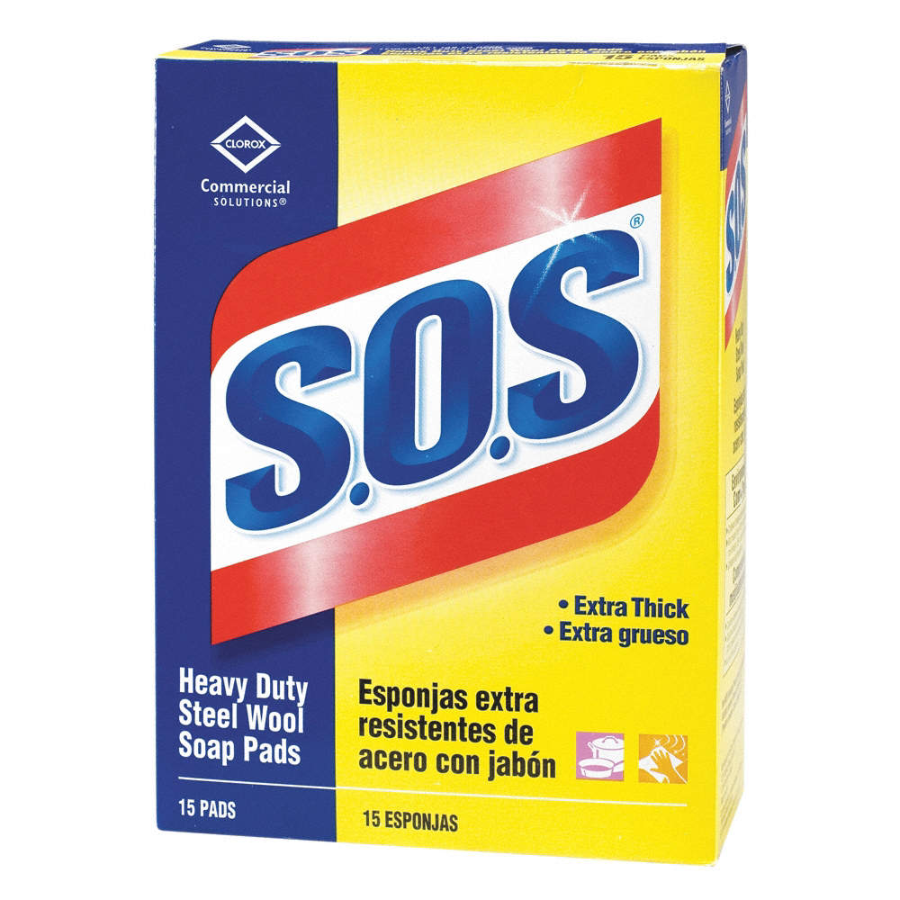 Picture of Steel Wool Soap Pads, S.O.S.,  15 EA/BX