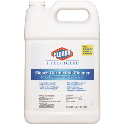 Picture of Healthcare Bleach Cleaner,  128 oz, Clorox, Refill