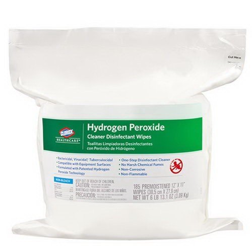 Picture of Healthcare Disinfectant  Wipes, Clorox, Hydrogen Peroxide