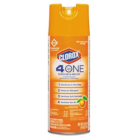 Picture of Disinfecting Aerosol Cleaner,  14 oz, Clorox, 4-in-1, Spray
