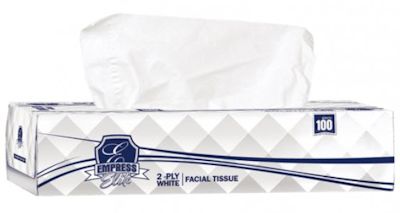 Picture of Facial Tissue, 8.37"x8.07",  Empress, Premium, 2-Ply
