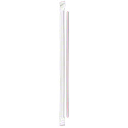 Picture of Paper Straw, 7-3/4", Empress,  Jumbo, Wrapped, 500 EA/BX