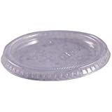 Picture of Portion Cup Lid, For .75  & 1  oz, Empress, Plastic, 50 EA/SL
