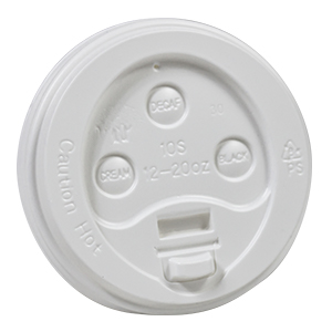 Picture of Paper Hot Cup Lid, For 10-20  oz, Empress, 100 EA/SL