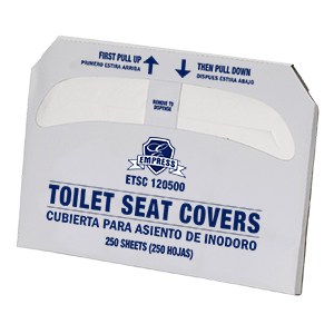 Picture of Toilet Seat Cover, 1/2 Fold,  Empress, 250 EA/BX