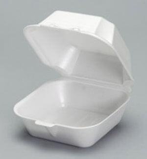 Picture of Hinged Sandwich Container,  Large, Genpak, Foam