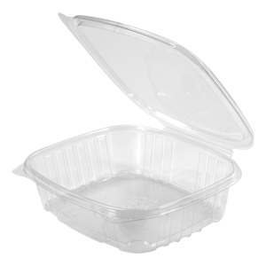Picture of Deli Container, 24 oz,  Genpak, Hinged Lid