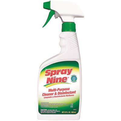 Picture of Cleaner Disinfectant, 22 oz,  Spray Nine, Trigger Sprayer