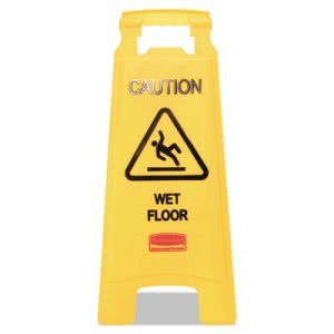 Picture of  Sign, 26", 2-Sided, English  Only, "Caution Wet Floor"