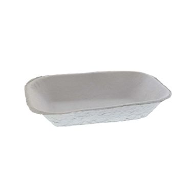Picture of Food Tray, #300,  9-1/8"x6-7/8"x1-3/4", Pulpex