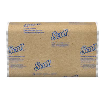 Picture of C-Fold Towel, 10.125"x13.15",  1-Ply, Scott, 200 SH/PK
