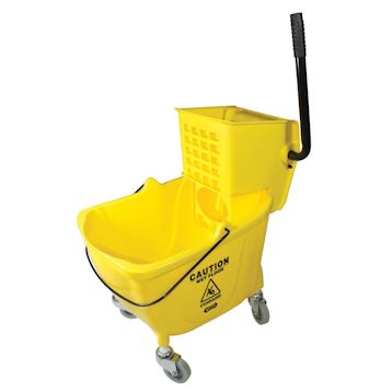 Picture of Mop Bucket W/ Sidepress  Wringer, 26-35 Qt