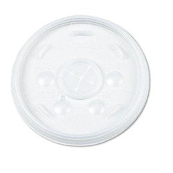 Picture of Lid, Straw Slotted,  Polystyrene, For 16 oz Foam Cup