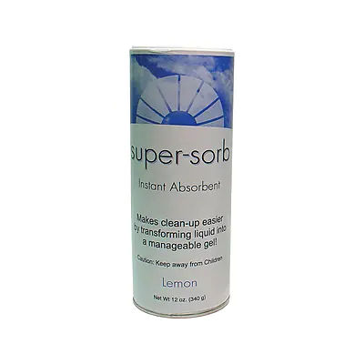 Picture of Absorbent Powder, 12 oz,  Super-Sorb, Lemon