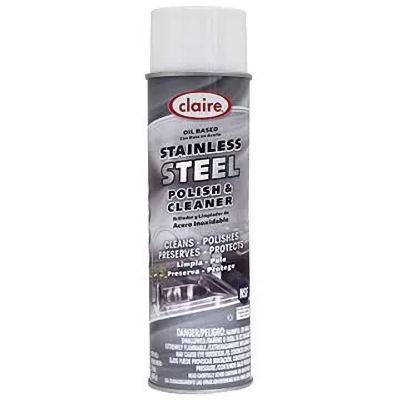 Picture of Stainless Steel Polish/Cleaner, 20  oz, Claire, Aerosol