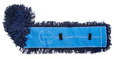 Picture of Dust Mop, 24"x5", Looped-End, Key  Hole Style, Launderable