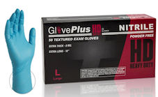 Picture of Glove, Large, Nitrile, 8 Mil,  Powder Free, Extra Heavy