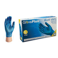 Picture of Gloves, Medium, Vinyl,  Powder-Free, 100 EA/BX
