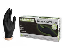 AMMEX_nitrile_glove_black