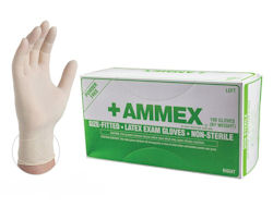 Picture of Exam Glove, 8.5, Latex, Hand  Specific, 50 PR/BX